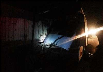 دلیل واژگونی اتوبوس در جاده اردستان- نائین