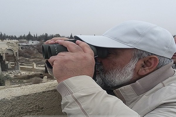 سردار نقدی به مرز سوریه و سرزمین‌های اشغالی رفت