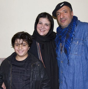 امیر جعفری و همسرش ریما رامین فر و پسرشان آیین/عکس