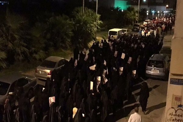 مردم بحرین علیه آل‌خلیفه تظاهرات کردند