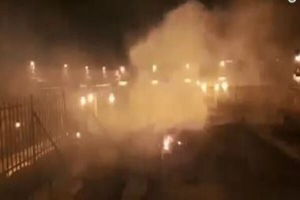 آتش سوزی در بخش شرقی مسجد الاقصی و مهار آن