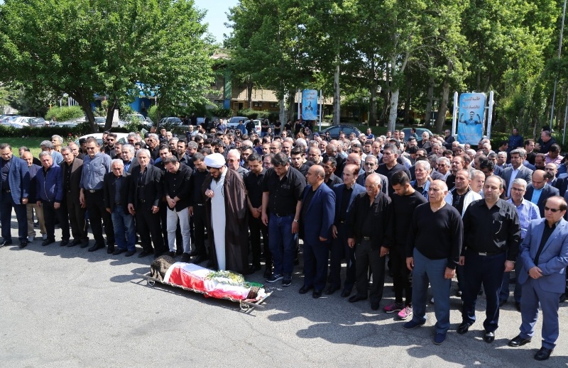 مراسم تشییع پیکر پدر کشتی فرنگی ایران برگزار شد