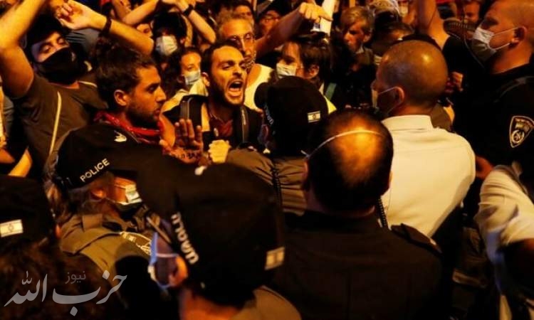 ۱۰ هزار اسرائیلی علیه نتانیاهو به خیابان ها آمدند/ پلیس به خشونت متوسل شد