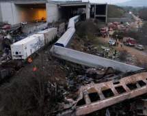 تصادف مرگبار دو قطار در یونان