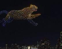نمایش هزار پهپاد در آسمان در حمایت از حیات وحش آمازون