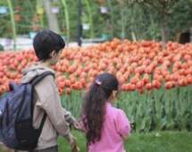 شادی کودکان در دهمین جشنواره لاله‌های کرج