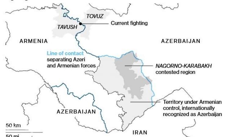 آتش بس جدید میان آذربایجان و ارمنستان دوام نیاورد