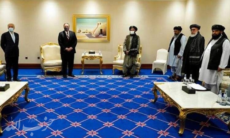 پمپئو با نمایندگان طالبان و دولت افغانستان دیدار کرد