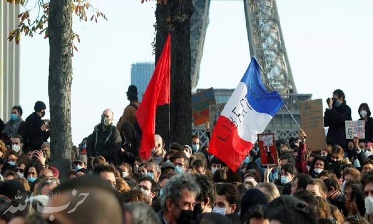 تظاهرات مردم فرانسه علیه لایحه افزایش قدرت پلیس