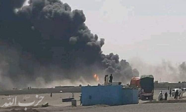 آتش سوزی به خاک ایران نرسید / خروج تمام خودروهای مستقر در پایانه مرزی ماهیرود