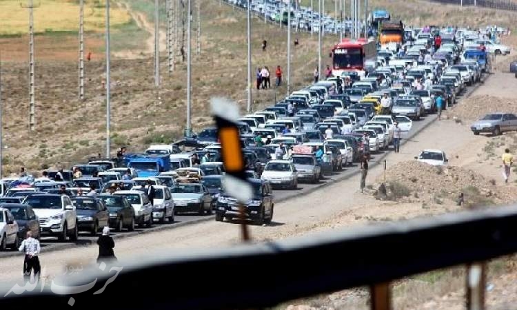 ترافیک سنگین محورهای تهران به فیروزکوه، چالوس، هراز، فشم و بومهن