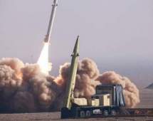 لحظه شلیک همزمان ۱۶ موشک بالستیک ایرانی  