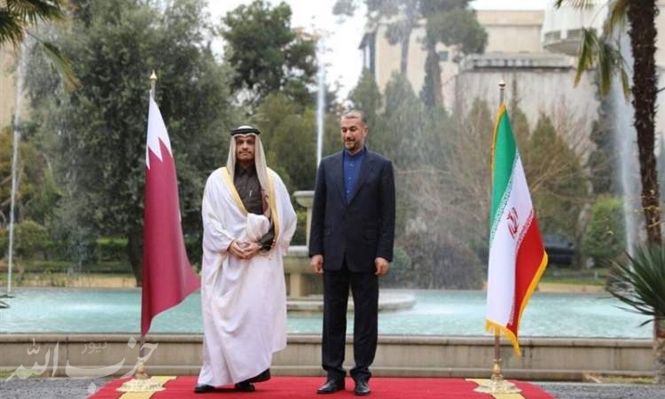 دیدار وزیر خارجه قطر با امیرعبداللهیان