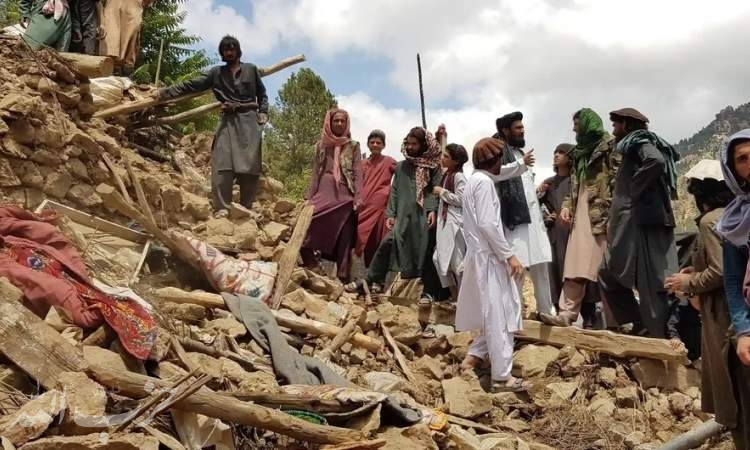 ویرانه‌های زلزله در پکتیکا و خوست افغانستان