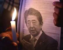 مراسم وداع مردم ژاپن با شينزو آبه
