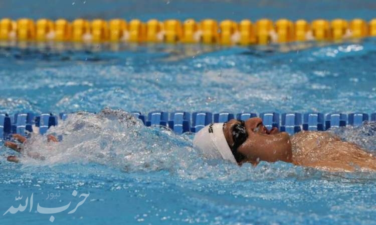تلاش شناگر معلول برای کسب بهترین نتیجه در بازی‌های کشورهای اسلامی