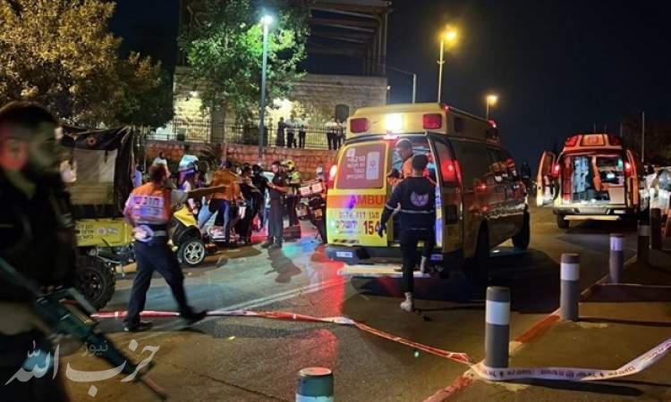 زخمی شدن ۷ صهیونیست در عملیاتی در قدس