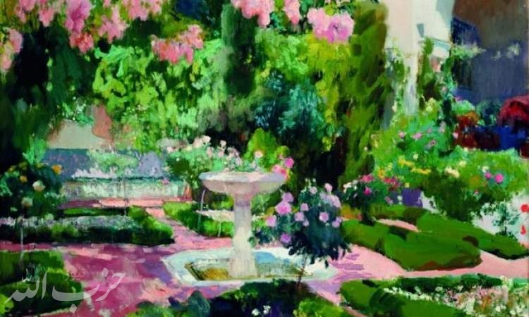 در باغ‌های زیبا و گرانقیمت نقاشی گشتی بزنید