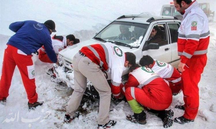 ۲۷ استان درگیر برف و کولاک/ امدادرسانی به ۷۰۸ نفر در ۱۱ استان
