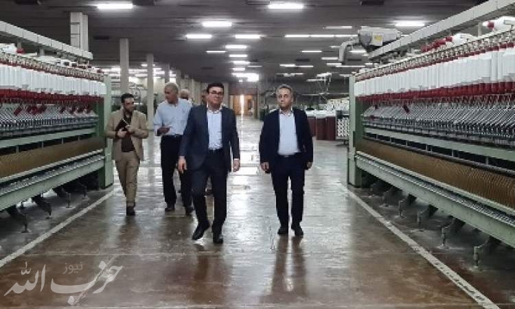 بازدید سرپرست هلدینگ شرکت مدیریت توسعه نگاه پویا از کارخانجات ایران پوپلین