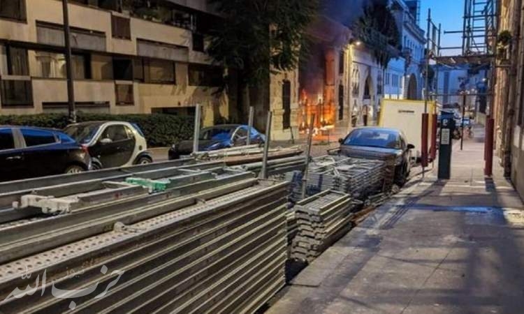 فرانسه مردی را به دلیل آتش سوزی در سفارت ایران دستگیر کرد