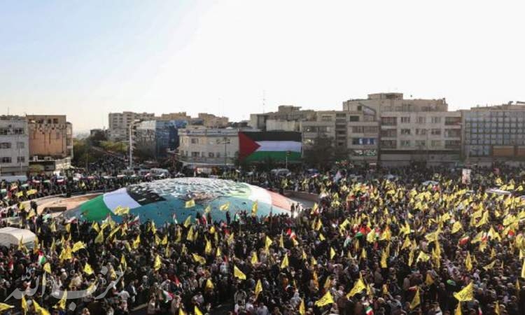 بازتاب تظاهرات سراسری ایرانیان در حمایت از مردم غزه در رسانه‌های جهان