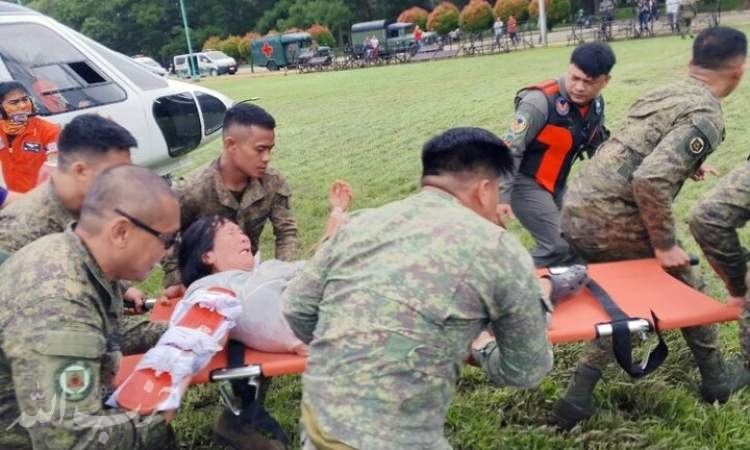 رانش زمین در فیلیپین ۳۶ کشته و مصدوم برجا گذاشت