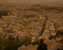 گرد و غبار آفریقا آسمان پایتخت یونان را پوشاند